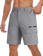 TACVASEN Men's Summer Outdoor Shorts Quick Dry Water Resistant Cargo Casual Golf Work Hiking Shorts (NO Belt) - Image 3