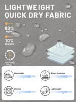 TACVASEN Men's Summer Outdoor Shorts Quick Dry Water Resistant Cargo Casual Golf Work Hiking Shorts (NO Belt) - Image 5