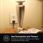 Kasa Smart Plug Mini 15A, Apple HomeKit Supported, Smart Outlet Works with Siri, Alexa & Google Home, UL Certified, App Control, Scheduling, Timer, 2.4G WiFi Only, 4 Count (Pack of 1) (EP25P4), White - Image 5