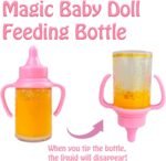 BNUZEIYI Baby Accessories - Feeding and Caring Set With Bottles, Diaper, Changing Mat, Clothes for 14-16 Inch Dolls, 18 Inch Pretend Play Set for Girls Gift - Image 3