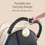 Portable Baby Sound Machine [White Noise for Babies Kids Adults][Timer Function][12 Soothing Sounds][Sleep Boombox] 15 Hours Battery Life, Travel,Registry,Gifts,Shower,Clips on Baby Stroller - Image 6