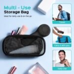 COSLUS FBS03 Face Scrubber Facial Cleansing Brush: 2 in 1 Spin and Vibration Patented, Silicone Electric Exfoliator Scrubber with Automatic Foaming, Waterproof Face Cleanser Brush for Men and Women - Image 5