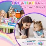 Subao Pen Creator Studio,Pens for Kids Craft, Glitter Pens Art Set, DIY Colouring Personalised Pens, Pen Making Kit for Kids 6 7 8 9 10 Years Old, Birthday Presents Christmas Gifts for Girls Boys - Image 7