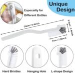 11PCS Crevice Cleaning Brush Set - Hard Bristle Crevice Cleaning Brush Tool, Multifunctional Gap Scrub Brush for Home, Bathroom, Kitchen, Window Track, Bathtub, Vehicle, Faucets, Bowl, Teapot, Cup Use - Image 4