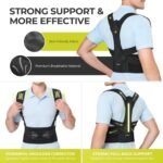 Posture Corrector for Women and Men - Adjustable Upper Back Brace - Breathable Back Support straightener - Providing Pain Relief from Lumbar&Shoulder (L-XL) - Image 4