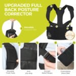 Posture Corrector for Women and Men - Adjustable Upper Back Brace - Breathable Back Support straightener - Providing Pain Relief from Lumbar&Shoulder (L-XL) - Image 6