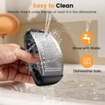 Garlic Press,Stainless Steel Garlic Mincer Crusher,Easy to Use and Clean,Ergonomic Handle,Easy Kitchen Gadget for Effortless Smashing,Kitchen Essentials,Home and Kitchen Utensils Accessories,Cooking - Image 4