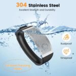 Garlic Press,Stainless Steel Garlic Mincer Crusher,Easy to Use and Clean,Ergonomic Handle,Easy Kitchen Gadget for Effortless Smashing,Kitchen Essentials,Home and Kitchen Utensils Accessories,Cooking - Image 5