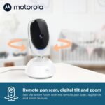 Motorola Nursery No WiFi Video Baby Monitor with Camera and Audio, 5” Screen, Remote Pan-Tilt-Zoom, Night Vision, 2-Way Talk, Long Battery Life, 1000ft Range, Temperature Sensor, Lullabies - VM75 - Image 5