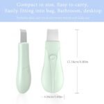 Skin Scrubber Face Spatula Skin Spatula Pore Cleaner Blackhead Remover Tools for Facial Deep Cleansing Skin Care Tool for Men and Women (Green) - Image 7