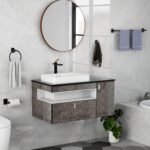 Matte Black Bathroom Accessories Set, KLJKPA 4 Pieces Bathroom Hardware Set, 24 inch Towel Bar, Towel Racks for Bathroom, Robe Towel Hooks, Toilet Paper Holder Wall Mounted - Image 7