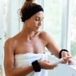 FROG SAC Puffy Spa Headband and Wristbands for Face Washing, Fuzzy Skincare Headbands for Women, Soft Makeup Skin Care Hair Accessories for Girls, Bubble Make Up Sleepover Party Supplies (Black) - Image 6