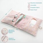HAMUR Baby Diaper Bag Organizer – Travel-Friendly, Compact & Foldable | Stroller Pouch for Newborn Essentials – Must-Have for Boys & Girls (Elephant) - Image 3