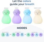 Mindsight 'Original Breathing Buddha' Guided Visual Meditation | 3 Modes to Slow Your Breathing & Calm Your Mind | Stress & Anxiety Relief | Wellness Gift | Adults, Kids, Classrooms | USB Rechargeable - Image 3