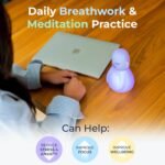 Mindsight 'Original Breathing Buddha' Guided Visual Meditation | 3 Modes to Slow Your Breathing & Calm Your Mind | Stress & Anxiety Relief | Wellness Gift | Adults, Kids, Classrooms | USB Rechargeable - Image 4