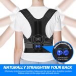 Posture Corrector for Women/Men/Kids, Adjustable Upper Back Brace for Back Pain Relief, Lightweight Posture Support Straightener for Teenagers Boys Girls to Improve Slouch, Prevent Humpback, L - Image 3