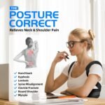 Posture Corrector for Women/Men/Kids, Adjustable Upper Back Brace for Back Pain Relief, Lightweight Posture Support Straightener for Teenagers Boys Girls to Improve Slouch, Prevent Humpback, L - Image 5