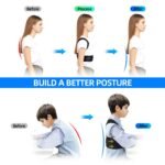 Posture Corrector for Women/Men/Kids, Adjustable Upper Back Brace for Back Pain Relief, Lightweight Posture Support Straightener for Teenagers Boys Girls to Improve Slouch, Prevent Humpback, L - Image 7