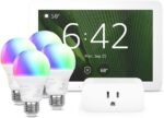 Smart Home Starter Kit | Includes Echo Hub, Amazon Smart Plug and 4 Amazon Basics Smart Bulbs, Designed for Alexa+ - Image 3