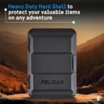 Pelican MagSafe Wallet for iPhone - Heavy Duty MIL-STD Snap-On Phone Magnetic Wallet and Phone Card Holder - Detachable and Slim Hard Case for iPhone 17 Pro Max /16 Pro Max/15/14/13/12 Series - Black - Image 3