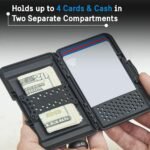 Pelican MagSafe Wallet for iPhone - Heavy Duty MIL-STD Snap-On Phone Magnetic Wallet and Phone Card Holder - Detachable and Slim Hard Case for iPhone 17 Pro Max /16 Pro Max/15/14/13/12 Series - Black - Image 5