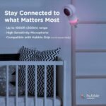 HUBBLE CONNECTED Nursery Pal Glow+ Smart Baby Monitor with 5" Parent Unit and Wi-Fi Viewing via Free App – 7-Color Night Light, Sleep Trainer, Remote Pan Tilt Zoom, 2-Way Talk, Infrared Night Vision - Image 4