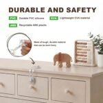 Baby Proofing Kit, 45 Pack Child Safety Pack – Cabinet & Drawer Locks, Corner Guards, Outlet Covers, Universal Safety Straps, U-Shaped Locks, Door Stopper，Keep Your Child Safe at Home - Image 5