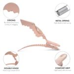 FRAMAR Neutral Alligator Clips For Hair Styling 10 Pack – Professional Alligator Hair Clips For Women, Hair Clip For Women, Salon Hair Clips For Styling – Firm Hold Without Slipping - Image 4