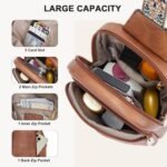 BOSTANTEN Sling Bag Quilted Crossbody Bags for Women Cross Body Purse Leather Fanny Pack with Adjustable Guitar Strap - Image 4