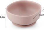 PandaEar 3 Pack Silicone Suction Bowls for Baby Toddler Infant Kids - Baby Food Bowls First Stage Feeding - Suction, Soft, Safe, BPA-Free - Image 4