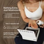 MindThrive Mushroom Complex – Lion's Mane, Turkey Tail, Cordyceps, Reishi & Shiitake – Everyday Dose for Sharp Focus, Natural Energy, Calm Strength & Immune Health (60 Capsules) - Image 5