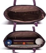 Soperwillton Handbags and Purses for Women Shoulder Tote Bags Top Handle Satchel Purse Set 5pcs - Image 7