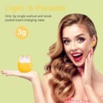 Wireless Earbuds, Bluetooth 5.4 Headphones in Ear with Noise Cancelling Mic, Bluetooth Earbuds Stereo Bass, IP7 Waterproof Sports Earphones, 32H Playtime USB C Charging Ear Buds Yellow for Android iOS - Image 5