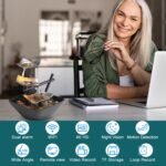 4K WiFi Camera Clock 5G Indoor Security Nanny Cam for Baby Monitor, Dog Camera with Motion Detection, Night Vision - Image 3