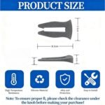 TIianMeimate Universal Stove Knob Locks (5-Pack-Gray) - Child Proof Gas Stove Safety Lock with Key, Easy Install No Tools Needed, Heat Resistant Baby Proofing Essentials for Kitchen Cooktop - Image 4