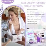 Gifts for Women Best Friends Gifts Travel Size Toiletries Kit Self Care Gifts for Sister Friends,Mom, Teacher,Grandma Lavender Gifts for Her Birthday Christmas - Image 3