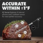 CHEF iQ Sense | Smart Wireless Meat Thermometer | Ultra-Thin Probe | WiFi Unlimited Range | 1000°F Heat Safe | 5 Sensors | BBQ, Grill, Oven, Smoker, Air Fryer | Gen3 - Image 3