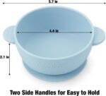 PandaEar 3 Pack Baby Bowls with Suction| Stay Put Silicone Food Bowl for Babies Kids Toddlers Infants| Food Grade Soft Safe BPA-Free Silicone (Multi-Color) - Image 5