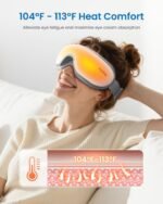RENPHO Eye Massager with Heat, Birthday Gifts for Women Men Her, FSA Eligible HSA Eye Mask for Migraine,Sleep Mask for Dry Eyes Relax, Reduce Strain for Men Dad Eyeris 1 - Image 4