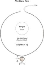 Montana West Wrangler Heart Turquoise Pendant Necklace for Women Western Gold Plated Cowgirl Cowboy Classic Trendy Jewelry - Image 7