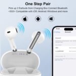 Wireless Earbuds Bluetooth Ear Buds for iPhone 17 16 Pro Max 16e 16 Plus 16 15 Pro Max 15, V5.3 48H Wireless Headphones with LED Display Charging Case IPX7 Waterproof Earphones for Samsung A16 A36 S25 - Image 5