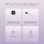 HUBBLE CONNECTED SkyVision AI Baby Monitor — HD Baby Camera Monitor w/Covered Face, Rollover, & True Cry Detection, Sleep Trainer, Soother and More — with Crib Mount System - Image 3