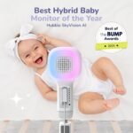 HUBBLE CONNECTED SkyVision AI Baby Monitor — HD Baby Camera Monitor w/Covered Face, Rollover, & True Cry Detection, Sleep Trainer, Soother and More — with Crib Mount System - Image 4