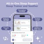 HUBBLE CONNECTED SkyVision AI Baby Monitor — HD Baby Camera Monitor w/Covered Face, Rollover, & True Cry Detection, Sleep Trainer, Soother and More — with Crib Mount System - Image 10