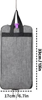 Insulated Feeding Tube Pump Organizer Bag - 3-Layer Thermal Design w/Detachable Cooling Pack Pocket & Pump Platform, Fits 500-1200ml Nutrition Formula, for G J GJ Tube Accessories (Grey) - Image 7