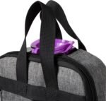 Insulated Feeding Tube Pump Organizer Bag - 3-Layer Thermal Design w/Detachable Cooling Pack Pocket & Pump Platform, Fits 500-1200ml Nutrition Formula, for G J GJ Tube Accessories (Grey) - Image 8