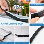 Crevice Cleaning Brush,New Multifunctional Cleaning Brush Tool, Bathroom Gap Brush, Home, Kitchen, Bathroom, Window, Vehicle, Faucets, Toilet,6Pcs - Image 4