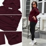 GINKANA Maternity Hoodie Long Sleeves Shirts Casual Maternity Top Pregnancy Sweatshirt Casual Clothes - Image 7