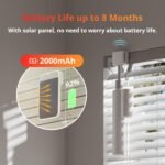 SwitchBot Blind Tilt Motorized Blinds - Smart Electric Blinds with Bluetooth Remote Control, Solar Powered, Light Sensing Control, Add Hub Mini to Make it Compatible with Alexa & Google Home - Image 5