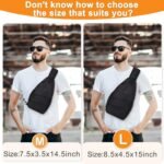 Crossbody Bags for Women Men Trendy Sling Bag Backpack Casual Chest Bag with Convertible Shoulder Strap - Image 4